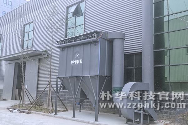 河南沁陽建材行業(yè)磨邊機(jī)脈沖布袋除塵器使用項